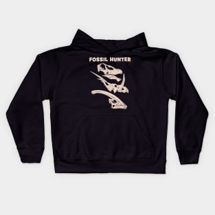 Fossil Hunter Vegan Dinosaurs Kids Hoodie